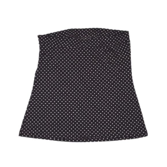 Wet Seal Top, Brown/White Polka Dot | Size L - Picture 2 of 2